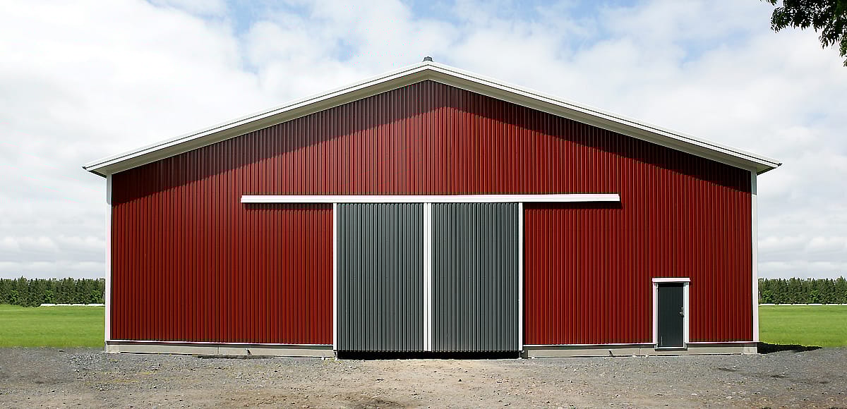Maskinhall med skjutport | BORGA
