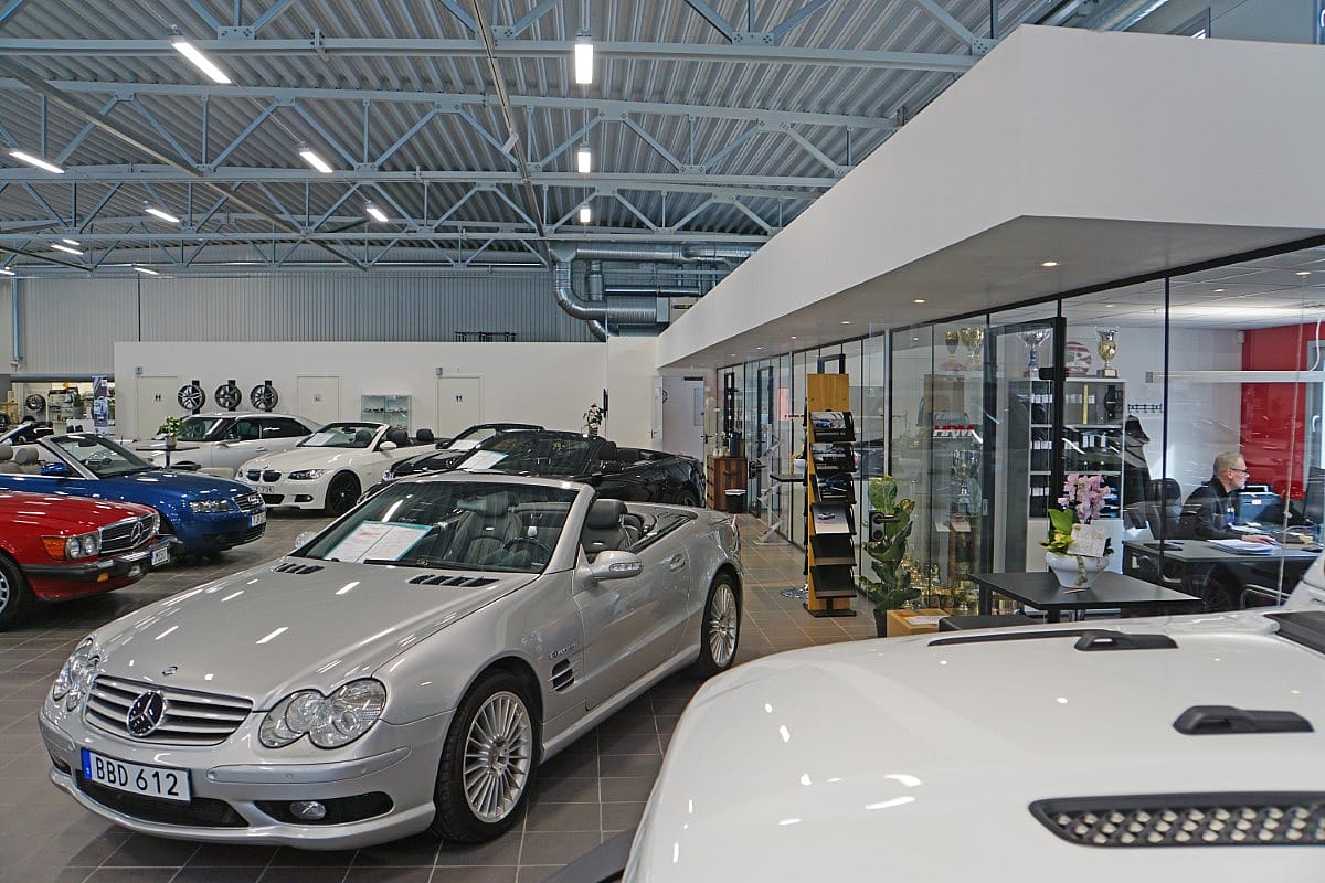 Car showroom, Lidköping Sweden | BORGA