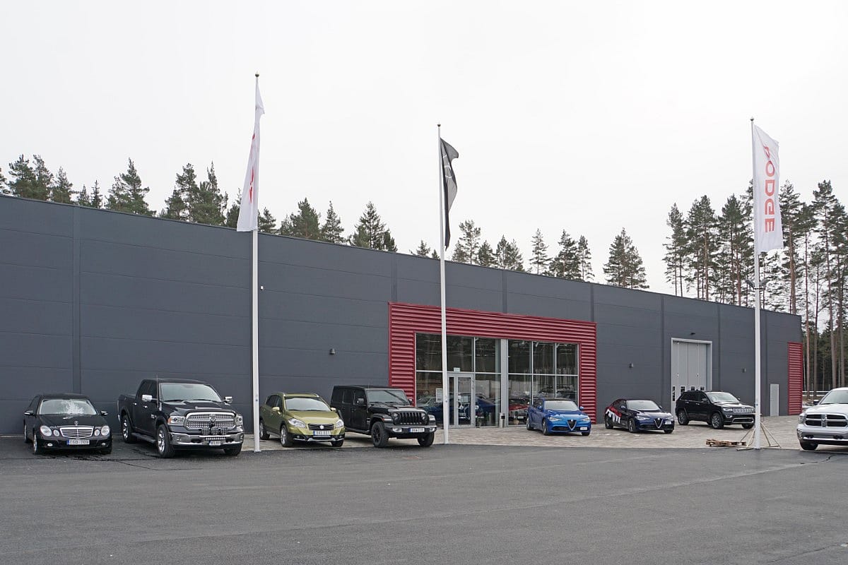 Car showroom, Lidköping Sweden | BORGA