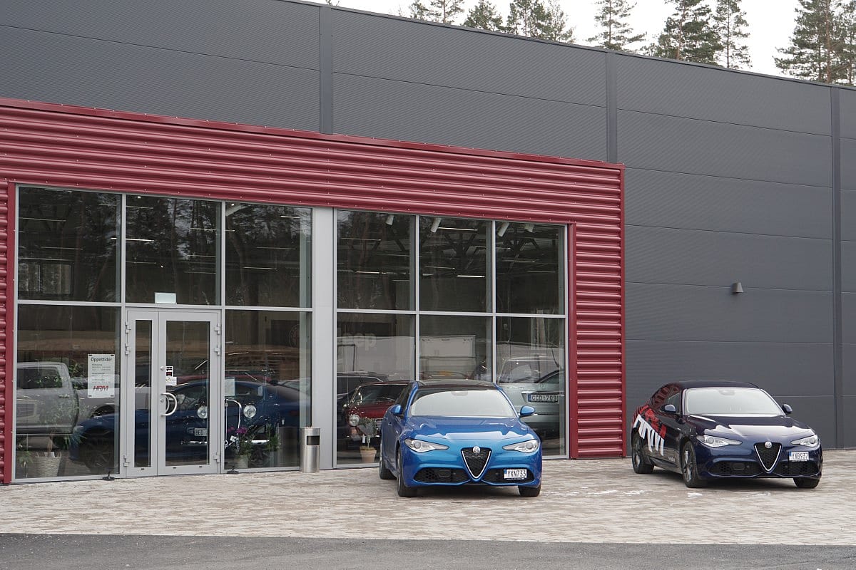 Car showroom, Lidköping Sweden | BORGA