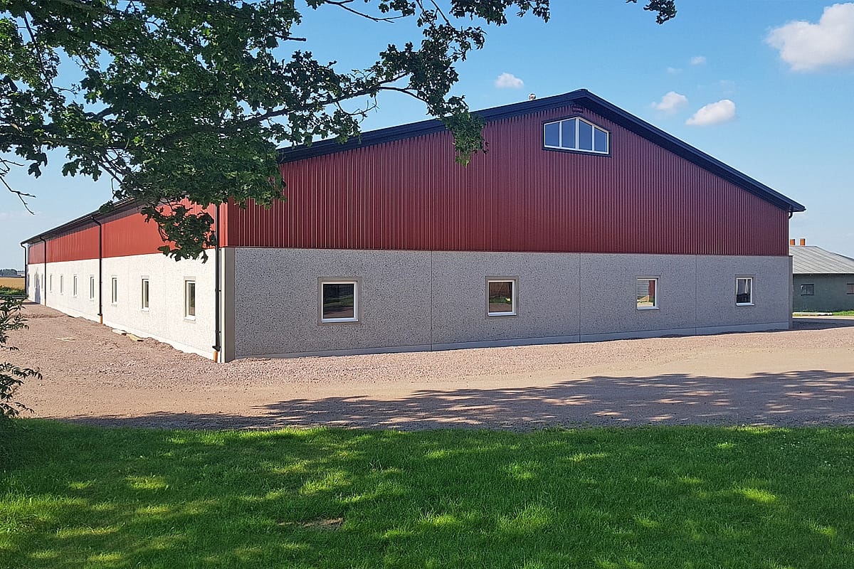 Maskinhall med gårdsverkstad, Väderstad | BORGA