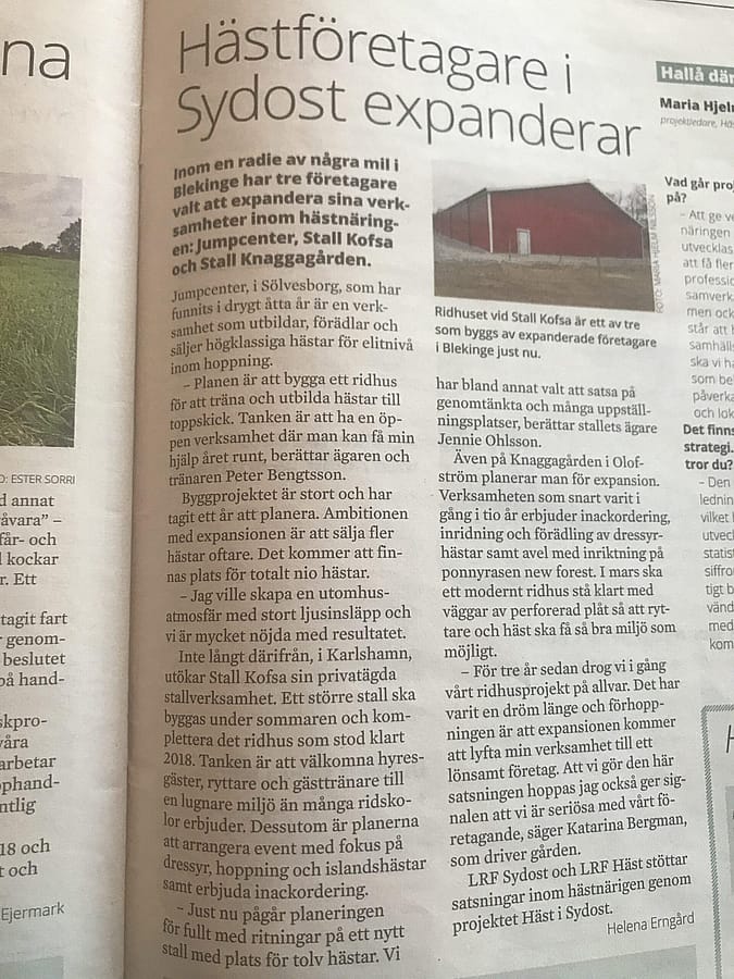 Artikel v4 2019 i Land Lantbruk | BORGA