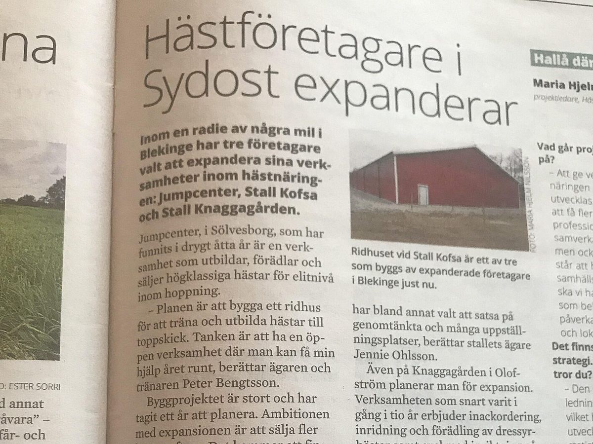 Artikel v4 2019 i Land Lantbruk | BORGA