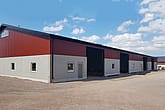Maskinhall med gårdsverkstad, Väderstad | BORGA