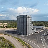Fabrik med silotorn, Ljungskile | BORGA