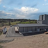 Fabrik med silotorn, Ljungskile | BORGA
