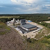 Fabrik med silotorn, Ljungskile | BORGA