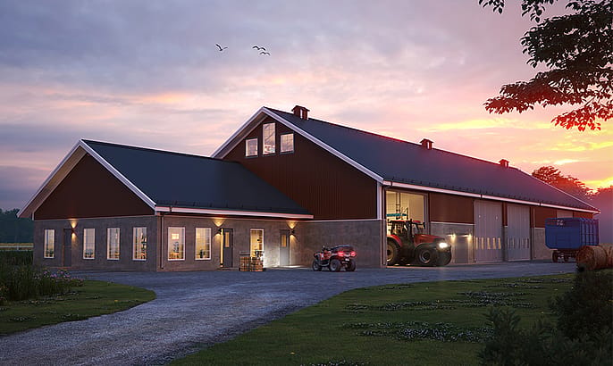 Bygg ladugård med oss | BORGA