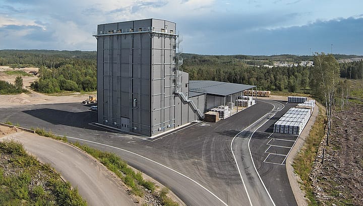 Fabrik med silotorn, Ljungskile | BORGA