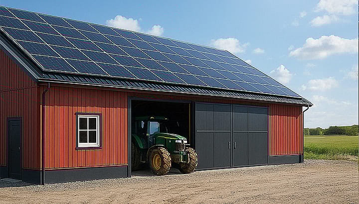 Lantbruk Solpaneler | Borga Energy