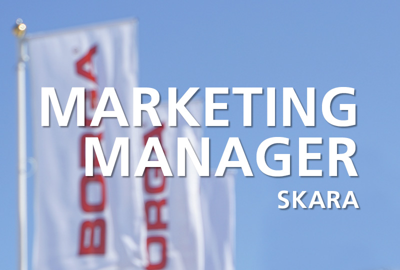 Ledig tjänst Marketing Manager | BORGA