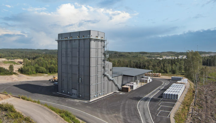 Fabrik med silotorn, Ljungskile | BORGA