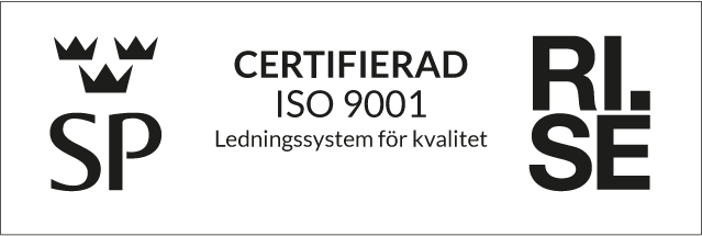 BORGA ISO 9001 certifierade